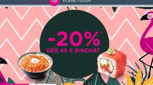 Remise Planet Sushi