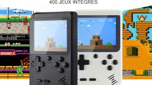 console portable retro Gocomma avec 400 jeux vidéo intégrés