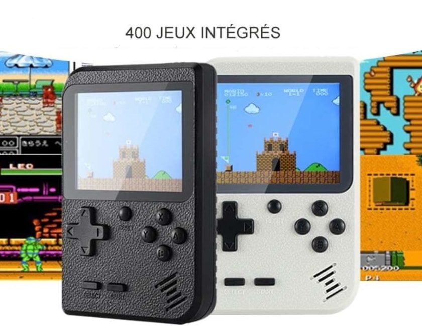 console portable retro Gocomma avec 400 jeux vidéo intégrés