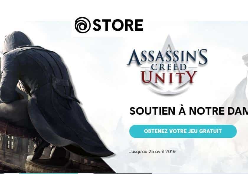 le jeu Assassin’s Creed Unity PC de Ubisoft en téléchargement gratuit