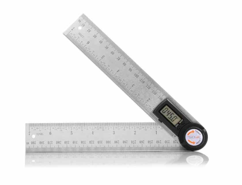 rapporteur numérique métallique (et regle 40cm) Tacklife MDA01