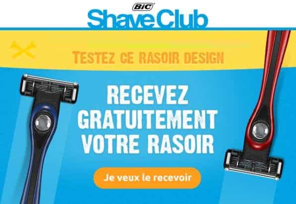 recevez un rasoir BIC gratuitement (Bic Shave)