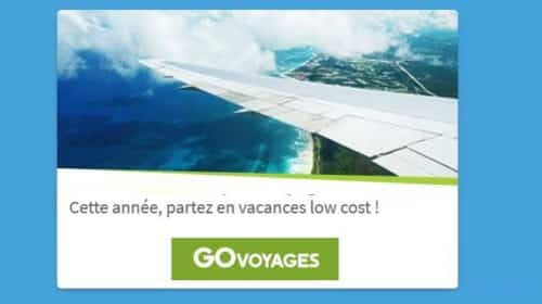 10€ de réduction sur l’achat de billet d’avion sur Go Voyages