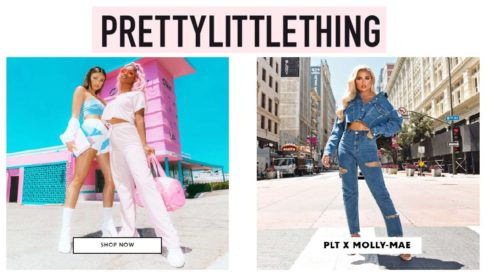 40% de remise sur tout PrettyLittleThing