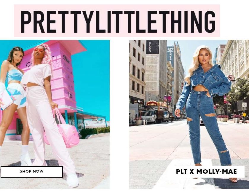 40% de remise sur tout PrettyLittleThing