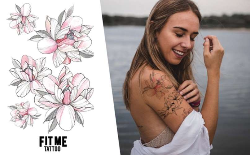 Bon d’achat Fit Me Tattoo moitié prix : 5€ les 10€ d’achat (tatouages temporaires)