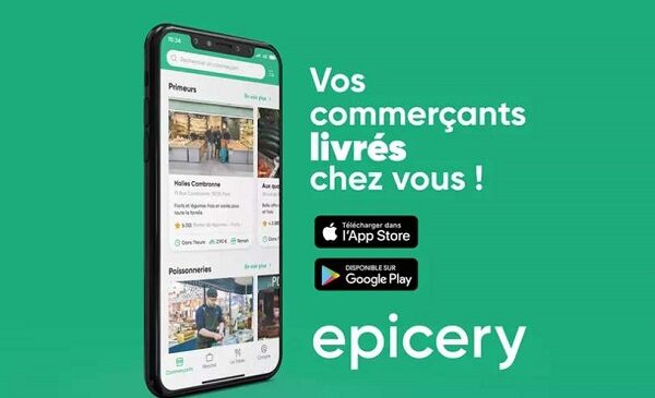 bon d’achat epicery moitié prix courses chez les commerçants de quartier livrées chez vous