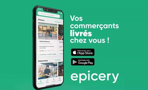 bon d’achat epicery moitié prix courses chez les commerçants de quartier livrées chez vous