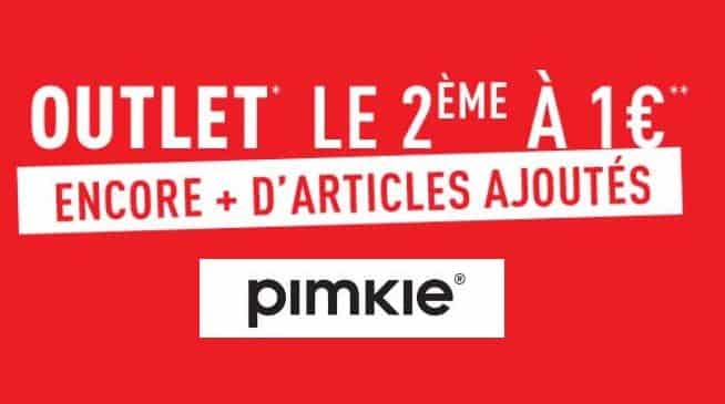 Offre Outlet Pimkie le second pour 1€