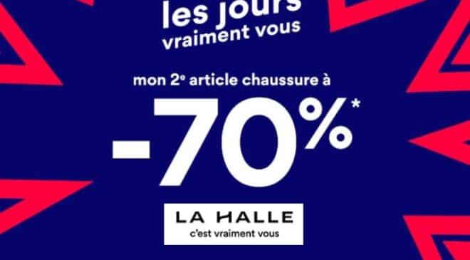 Offre chaussures la Halle