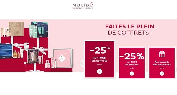 offre fête des mères nocibé 25% de remise sur tous les parfums et coffrets parfum