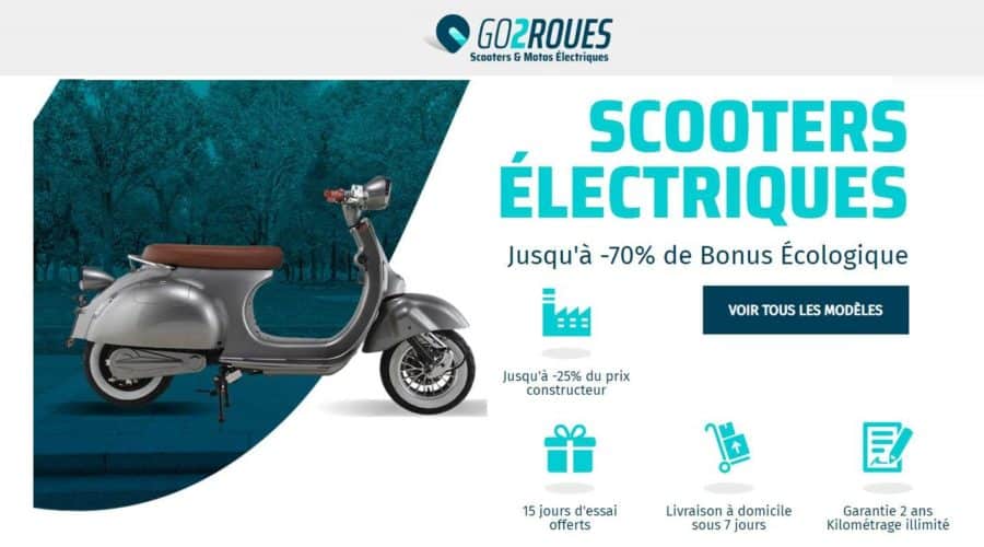 Malin : achetez une moto ou scooter électrique et bénéficiez de la prime écologique (jusqu’à 70% du prix) et du large choix de go2roues