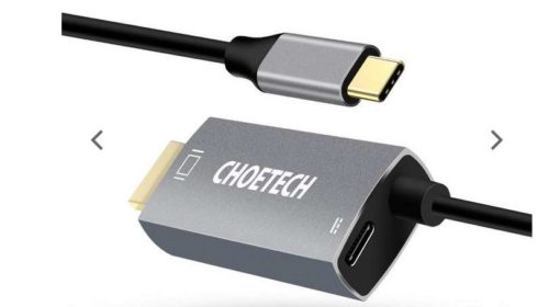 câble Type C vers HDMI avec port Power CHOETECH