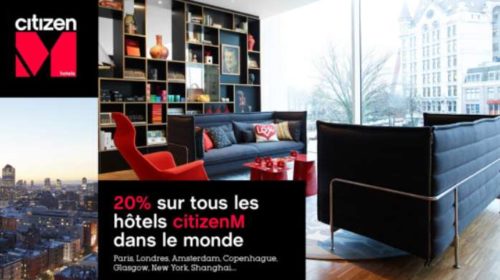 réduction sur les hôtels citizenM