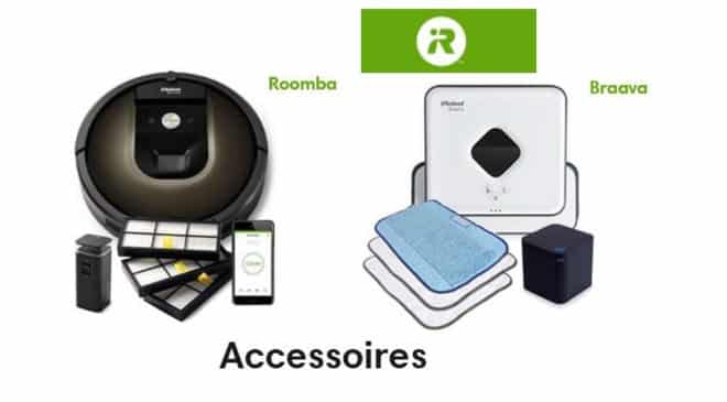 remise sur l'ensemble des accessoires iRobot