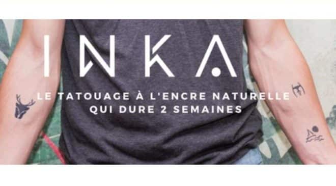 remise sur tout le site Inka Paris tatouage éphémère à l’encre d'origine naturelle