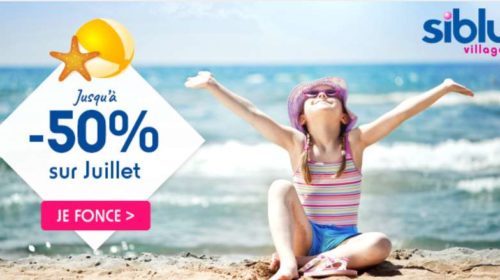 vacances en bord de mer en juillet jusqu’à -50% avec Siblu Villages