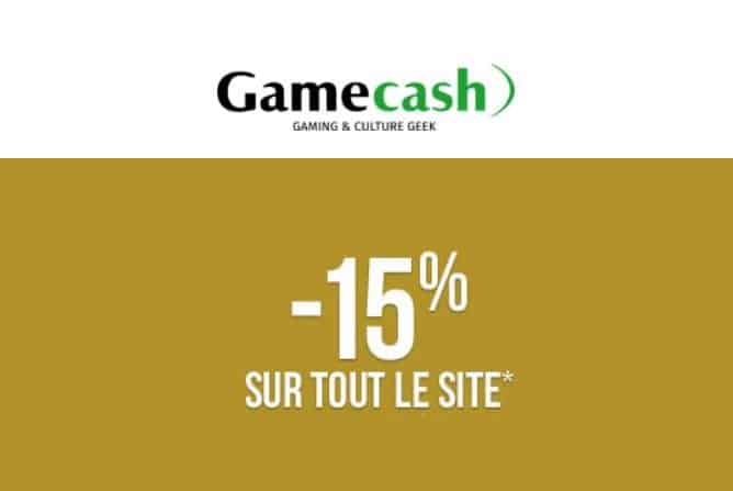 15% de remise sur tout le site Gamecash 🎮 (jusqu’à dimanche)