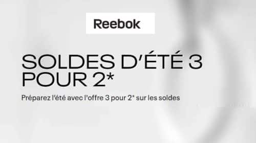 3ème article en soldes Reebok offert