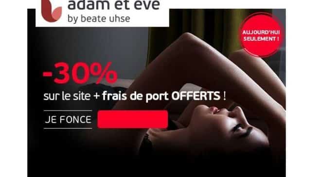 30% de remise sur Adam et Eve by beate uhse