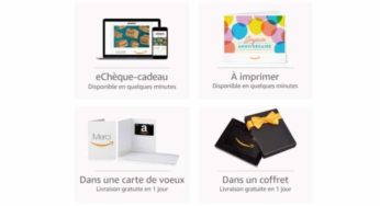 8€ offerts pour l’achat d’un chèque-cadeau Amazon de 50€