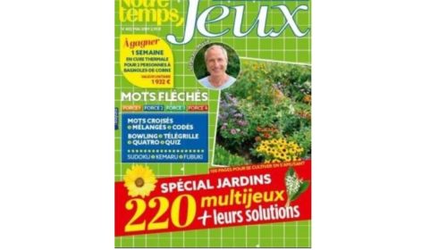 Abonnement magazine Notre Temps Jeux moitié prix