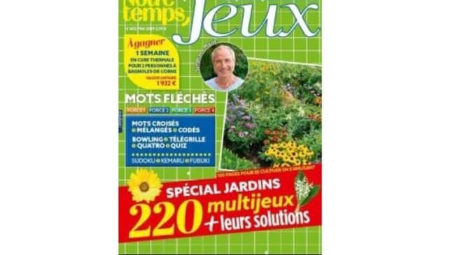 Abonnement magazine Notre Temps Jeux moitié prix