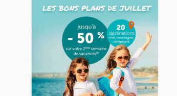 Offre flash vacances juillet VVF : 2 semaines = jusqu’à -50% sur la seconde / 1 semaine = jusqu’à -15%