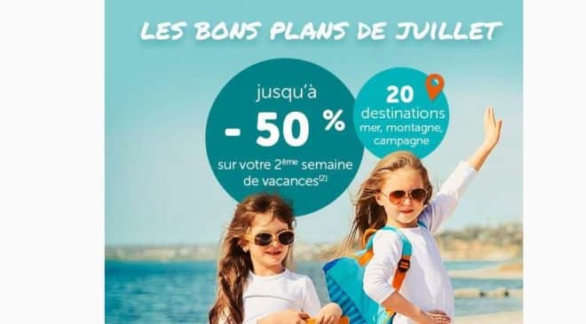 Offre flash vacances juillet VVF