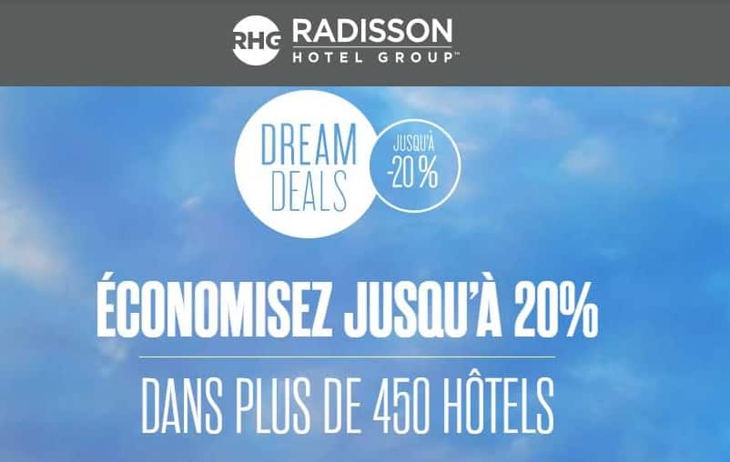 Réduction hôtel Radisson