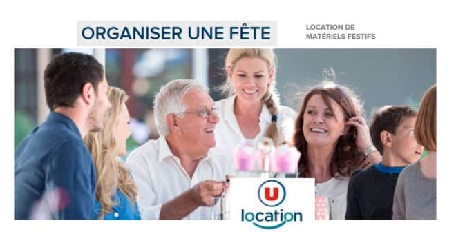 U location location de matériels festifs pas chers par Système U