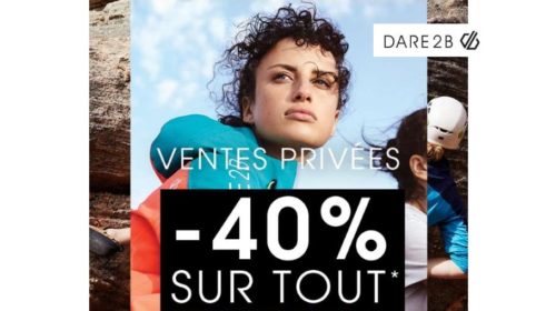 Vente Privée de pré-soldes Dare 2b