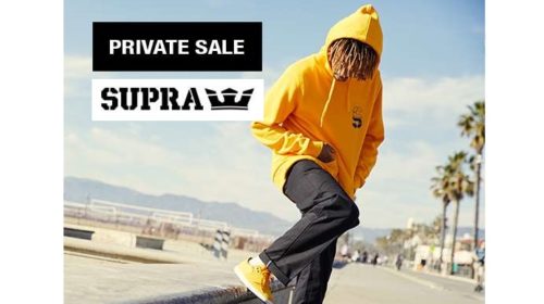 Vente Privée de pré-soldes Supra