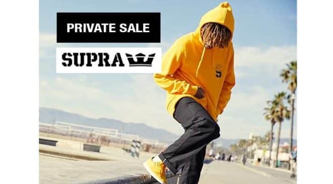 Vente Privée de pré-soldes Supra