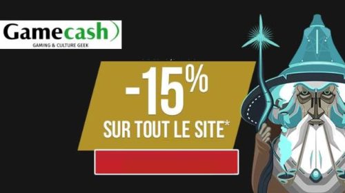 remise sur tout le site Gamecash