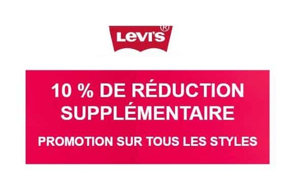 10% De Remise Supplémentaires Sur Les Promotions Levi’s