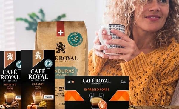 25% de réduction sur vos achats sur le site café royal sans minimum