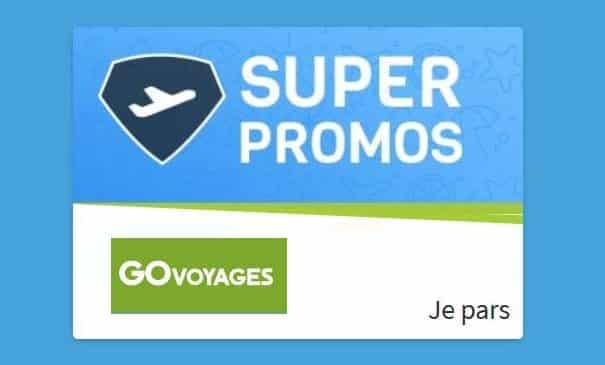 30€ de remises sur votre billet d’avion en réservant sur Go Voyages