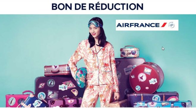60€ de remise sur un vol Air France sur certaines destinations