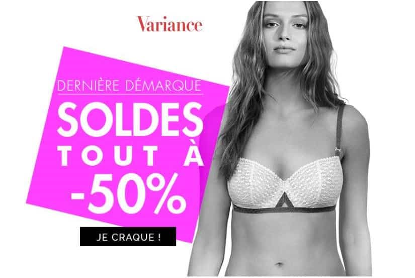 Dernière démarque Variance Lingerie : tout à moitié prix