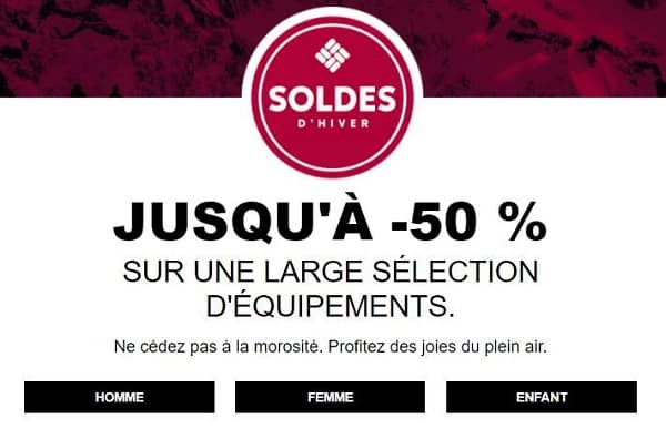 Soldes Columbia