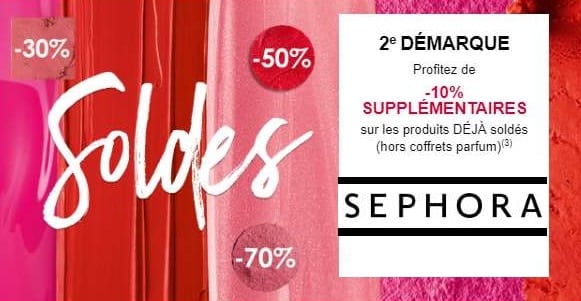 Soldes Sephora Jusqu’à 70% + 10% Supplémentaire