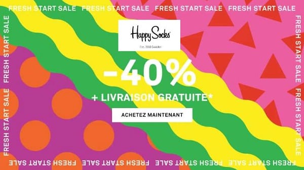 Soldes Chaussettes Happy Socks