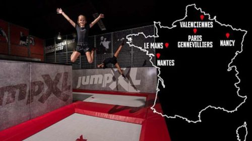 Trampoline parc Jump XL pas cher