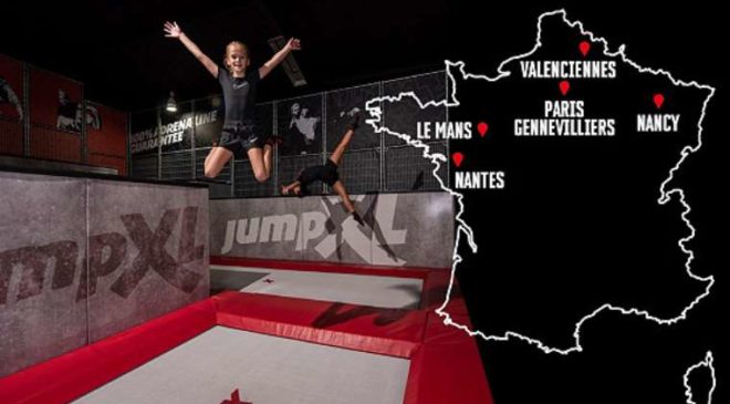 Trampoline parc Jump XL pas cher