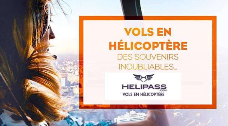 Vente privée Helipass : balade en hélicoptère en France pour moins cher