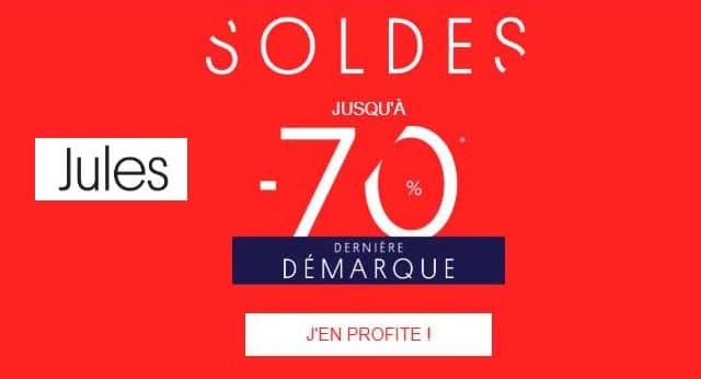 dernière démarque soldes Jules