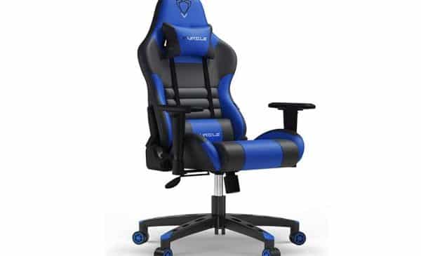 fauteuil gaming de bureau Furgle avec dossier inclinable, cousin lombaire