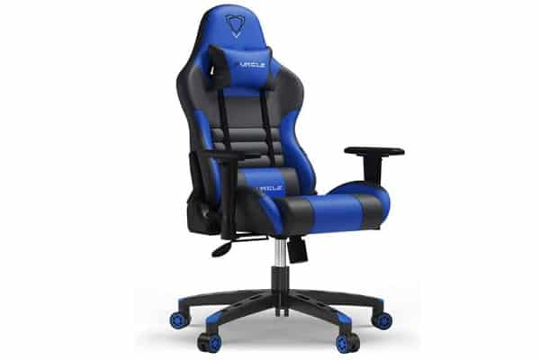 fauteuil gaming de bureau Furgle avec dossier inclinable, cousin lombaire