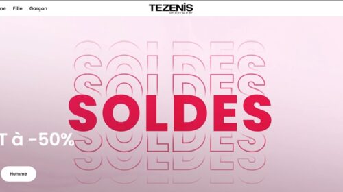 Les soldes Tezenis : tout à moins 50% (lingerie et mode femme et homme)